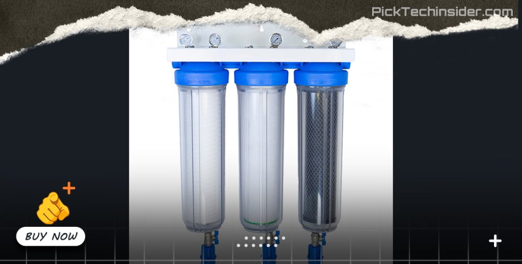 Home Master 3-Stage Whole House Water Filtration System