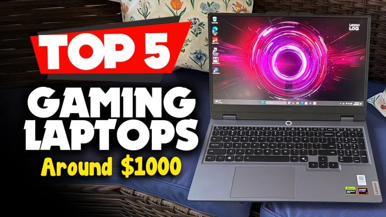 Top 5 Best Gaming Laptops Under $1000 in 2026