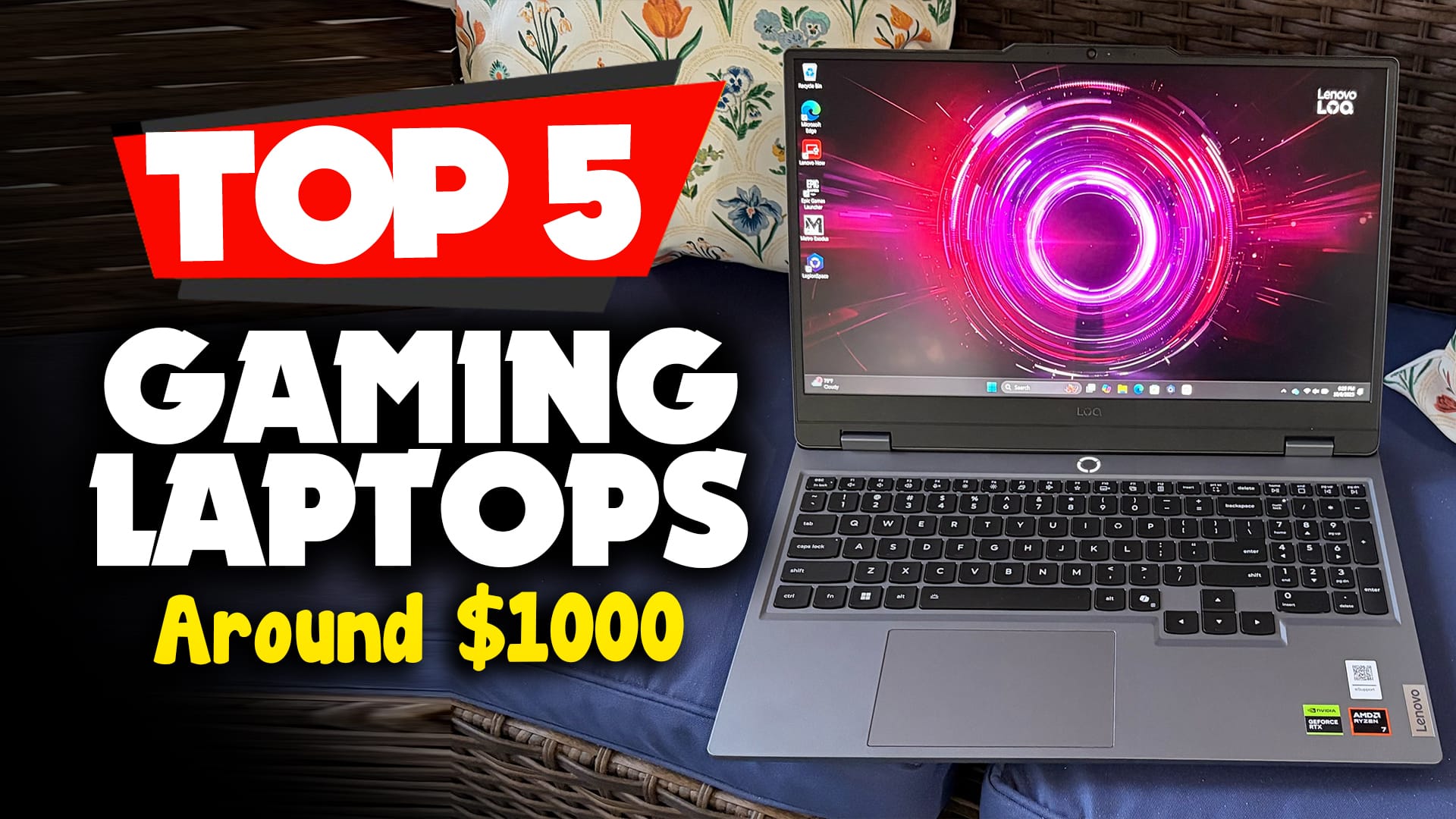 Top 5 Best Gaming Laptops Under $1000 in 2026
